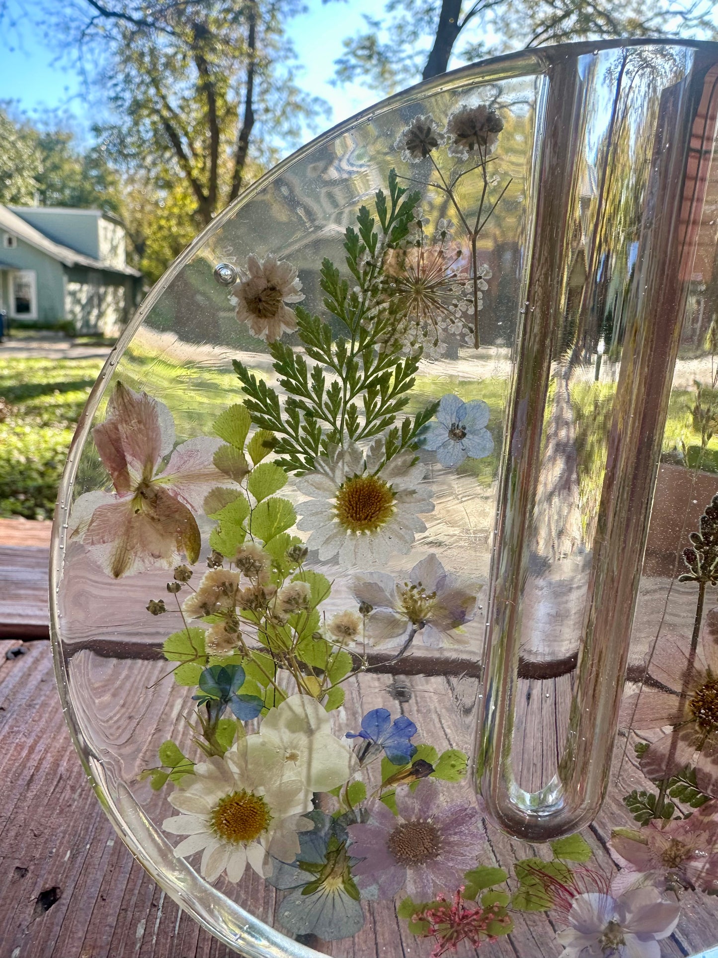 Round Test Tube Floral Vase